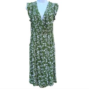 Kori Floral Dress Ruffle Sleeves